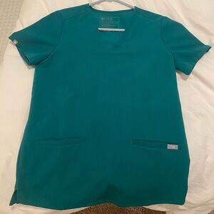 FIGS Hunter Green XS Top